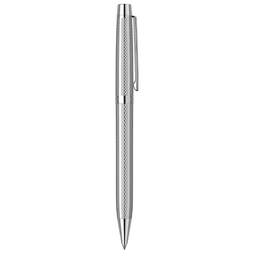 Scrikss Venus 722 Chrome CT Fountain+ Ballpoint Pen+ Mechanical Pencil Set - SCOOBOO - 71660 - Fountain pen