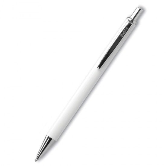 Scrikss Vintage 304 White-CT Ballpoint Pen - SCOOBOO - 84387 - Ball Pen