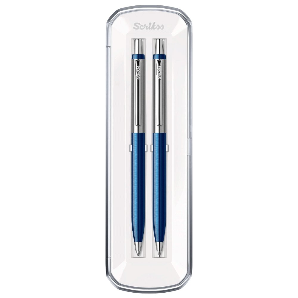 Scrikss Vintage 51 Blue BP+MP Set - SCOOBOO - 81898 - Ball Pen