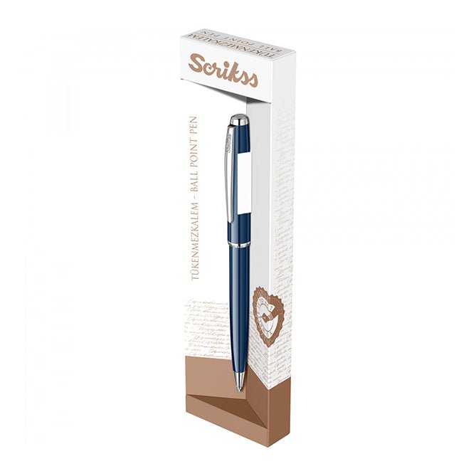 Scrikss Vintage 52 Blue Roller Ball Pen - SCOOBOO - 55028 - Roller ball Pen