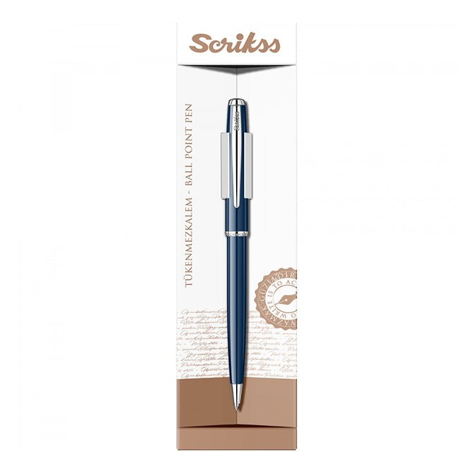 Scrikss Vintage 52 Blue Roller Ball Pen - SCOOBOO - 55028 - Roller ball Pen