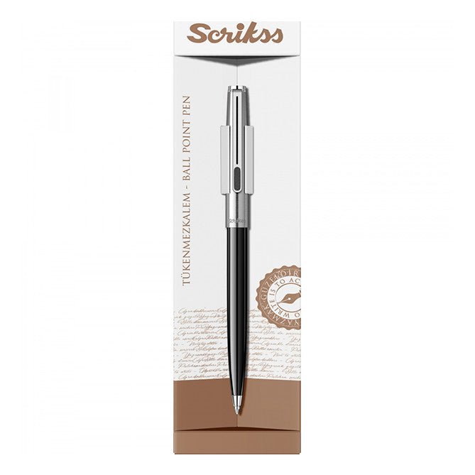 Scrikss Vintage 77 Black Roller Ball Pen - SCOOBOO - 54878 - Roller ball Pen