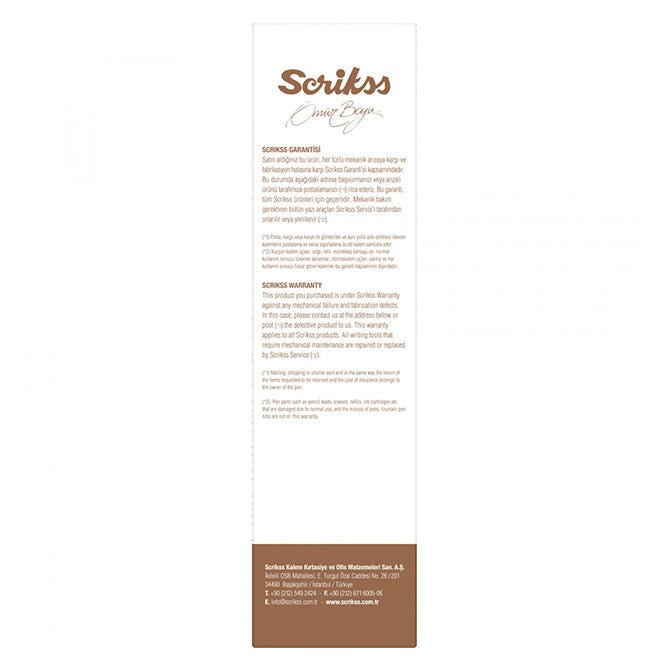 Scrikss Vintage 77 Black Roller Ball Pen - SCOOBOO - 54878 - Roller ball Pen