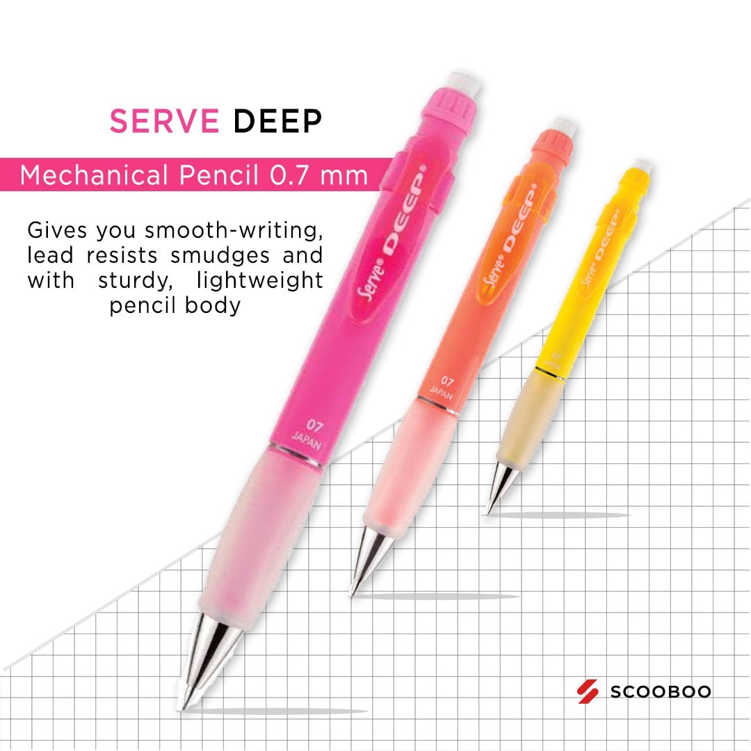 Serve Deep Mechanical Pencil 0.7 mm - SCOOBOO - Mechanical Pencil