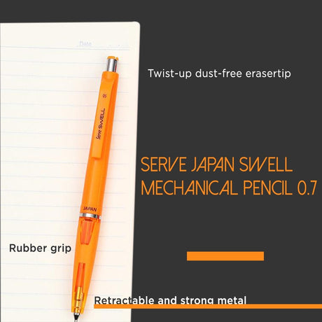 Serve Japan Swell Mechanical Pencil 0.7mm - SCOOBOO - Mechanical Pencil