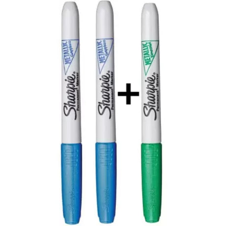 Sharpie 2+1 Metallic Assorted Colors Multicolor Marker - SCOOBOO - YY5X - Fineliner