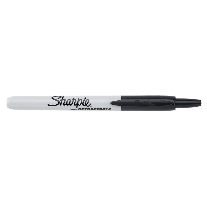 Sharpie Fine Retractable Permanent Marker (Pack Of 2) - SCOOBOO - White-Board & Permanent Markers