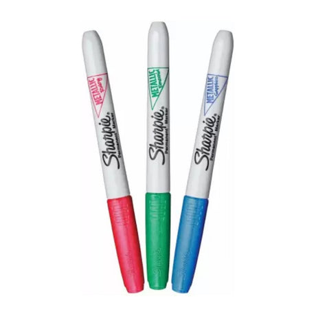 Sharpie Metallic Fine Marker Asst 3 CT BL - SCOOBOO - Fineliner