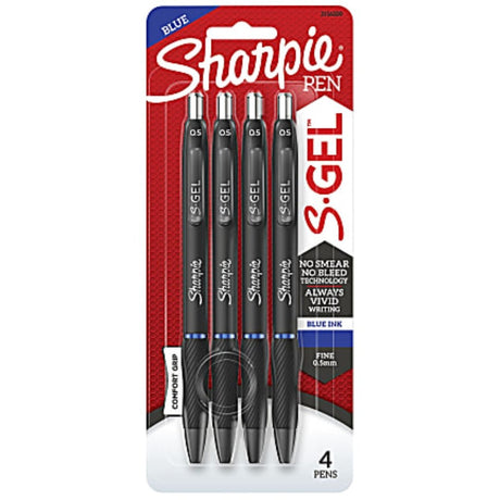 Sharpie S. Gel Pen 0.5mm-Pack Of 4 - SCOOBOO - 2116200 - Gel Pens