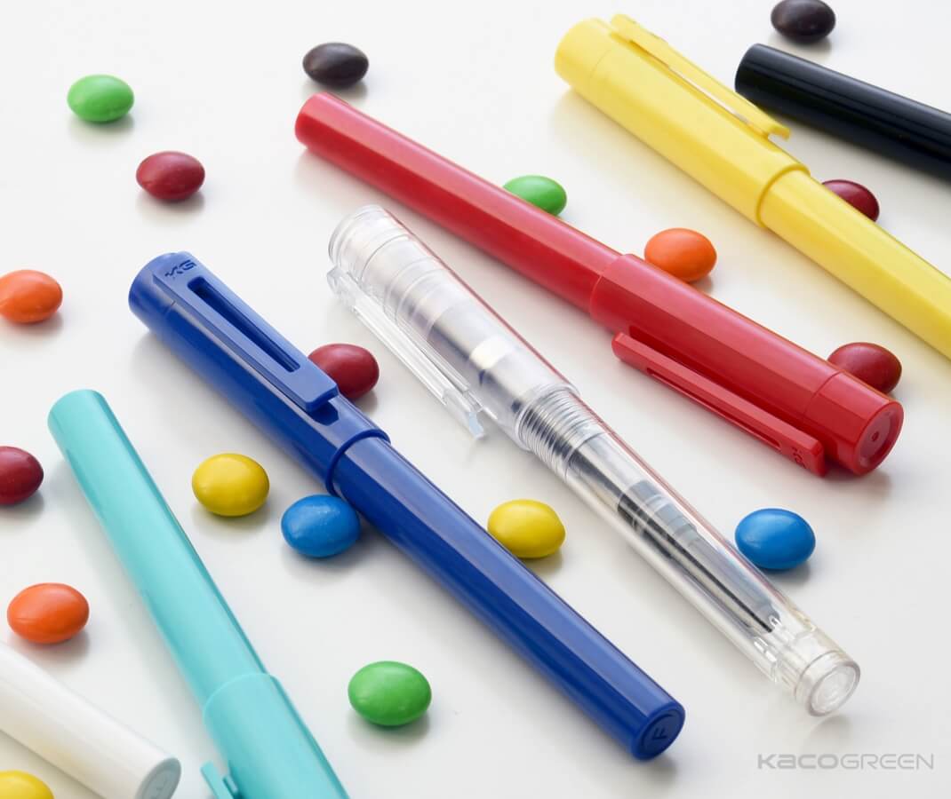 Sky Plastic Fountain Pen - SCOOBOO - Kaco-Sky-Black - Fountain Pen