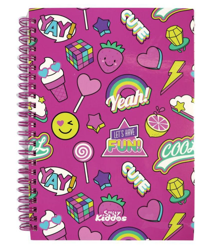 Smily A5 Lined Notebook - SCOOBOO - Ruled
