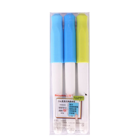 Snowhite Fountain Pen Pack of 3 - SCOOBOO - FPO8-3 - Fountain Pen