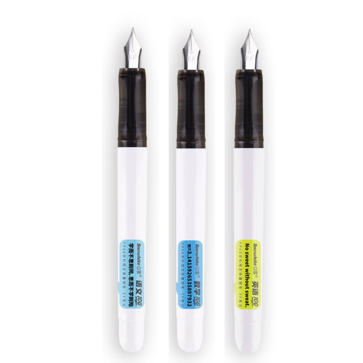Snowhite Fountain Pen Pack of 3 - SCOOBOO - FPO8-3 - Fountain Pen