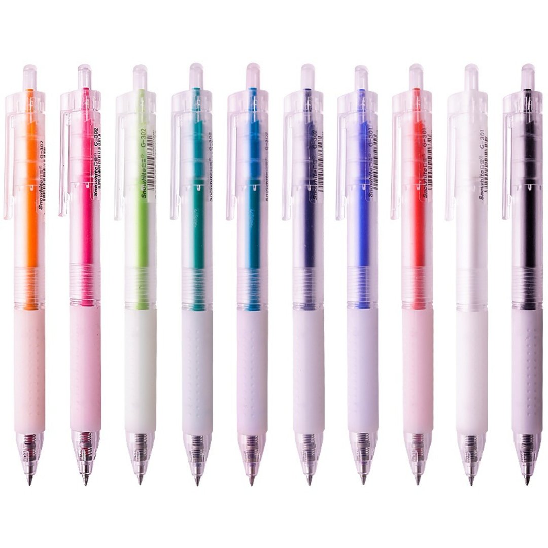 Snowhite G-302 Multicolour Pen - SCOOBOO - G-302 - Gel Pens