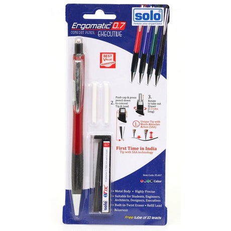 Solo 0.7 mm Ergomatic Pencil - SCOOBOO - PL407 - Mechanical Pencil