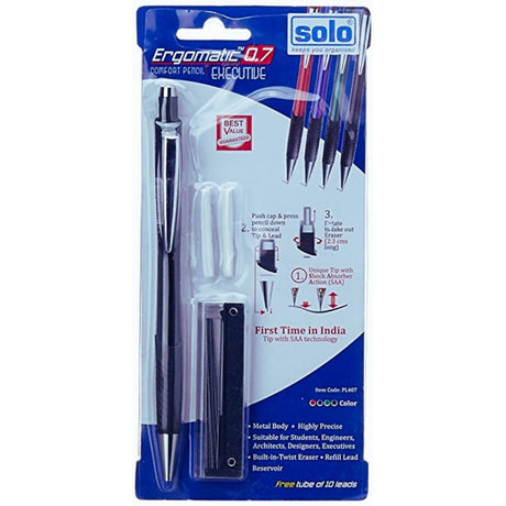 Solo 0.7 mm Ergomatic Pencil - SCOOBOO - PL407 - Mechanical Pencil