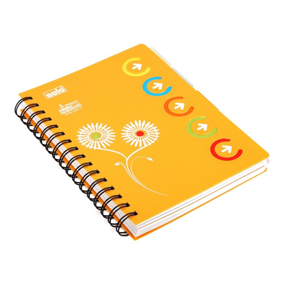 Solo 5 Subject Notebook A5 - SCOOBOO - NA553 - Ruled