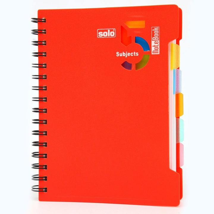 Solo 5 Subject Notebook B5 - SCOOBOO - Ruled