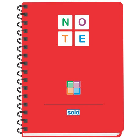 Solo A5 Spiral Notebook - SCOOBOO - NA578 - Ruled