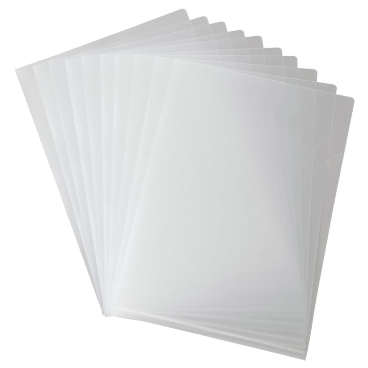 Solo Clear Folder- Pack Of 12 - SCOOBOO - LF111 - Folders & Fillings