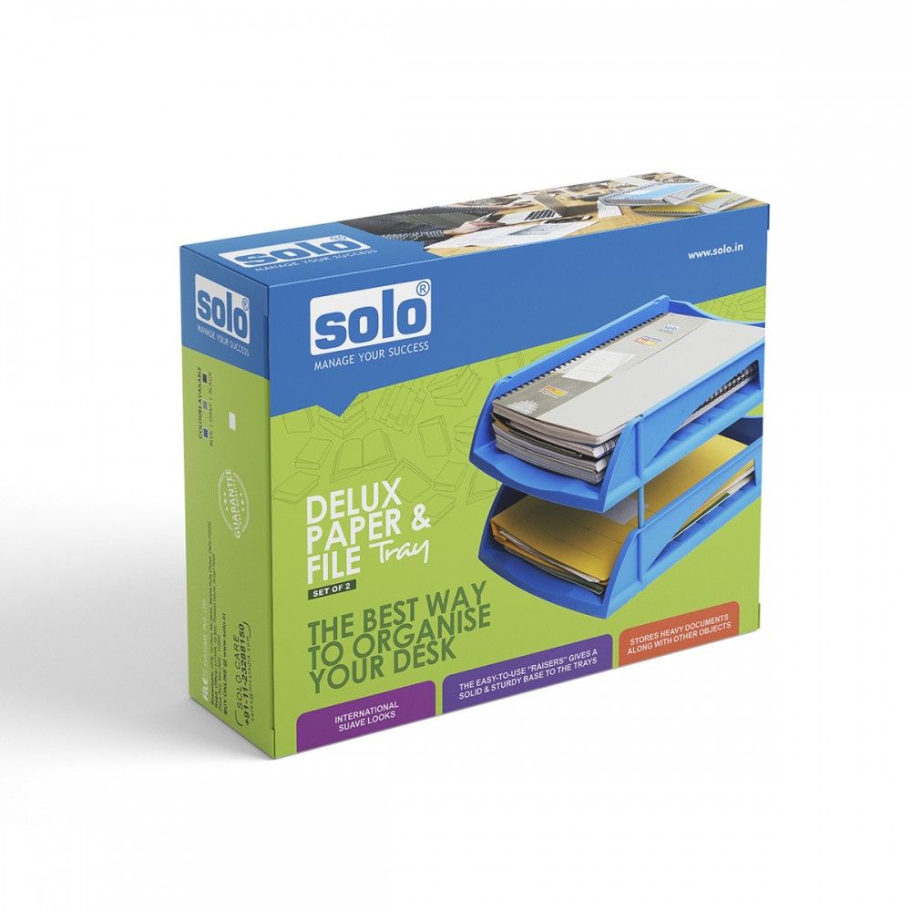 Solo Delux Paper & File Tray - SCOOBOO - TR312 - Organizer