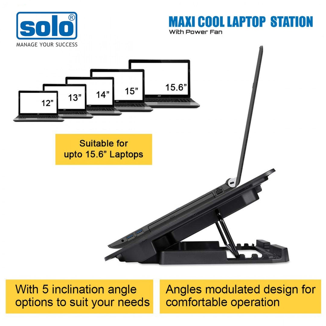 Solo Maxicool Laptop Station - SCOOBOO - LS104 - Organizer