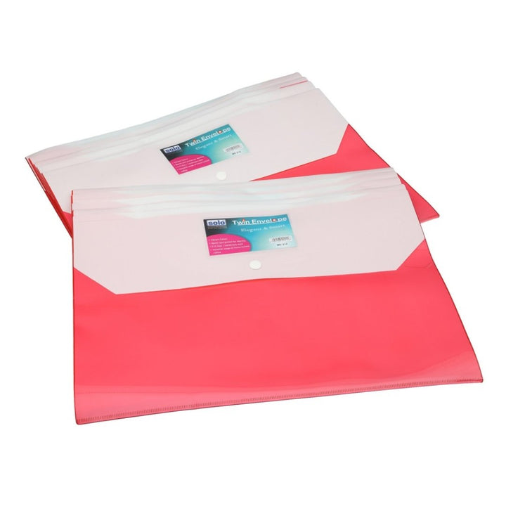 Solo My Clear Bag (Twin Pocket - Double Color) - FC - SCOOBOO - MC212 - Folders & Fillings