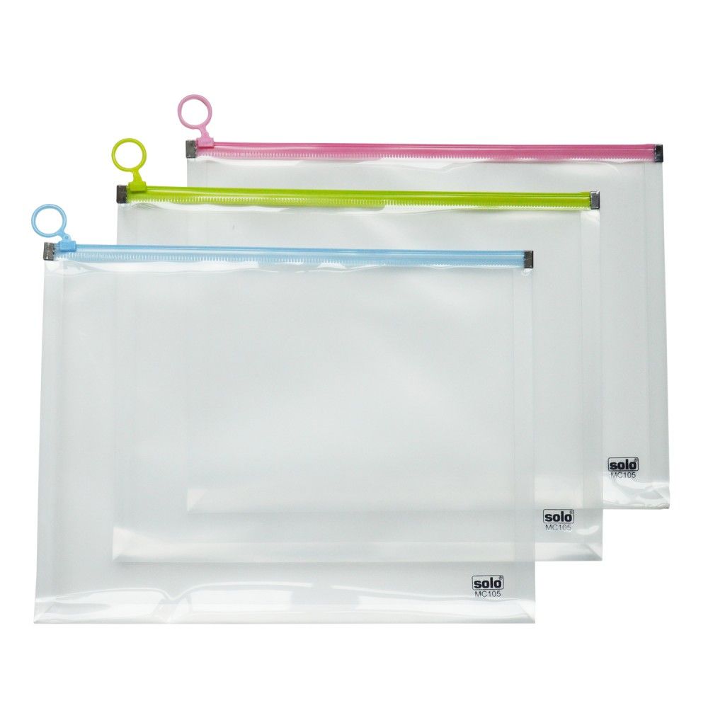 Solo My Zipper Bag-Pack Of 2 - SCOOBOO - MC105 - Folders & Fillings