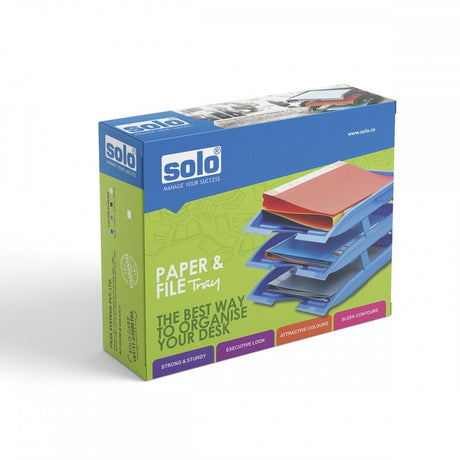 Solo Paper & File Tray- 2 Compartments - SCOOBOO - TR112 - Organizer