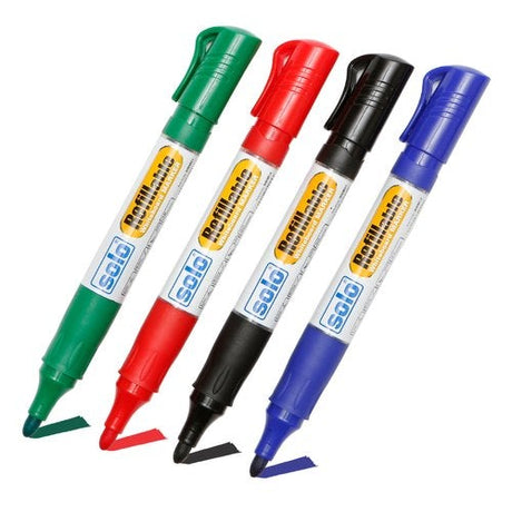 Solo Refillable Whiteboard Marker Pen - SCOOBOO - WBM01 - White-Board & Permanent Markers