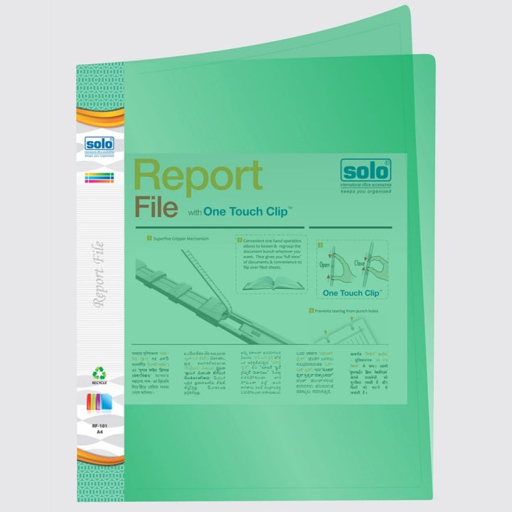 Solo Report File A4-RF101 - SCOOBOO - RF101 - Folders & Fillings