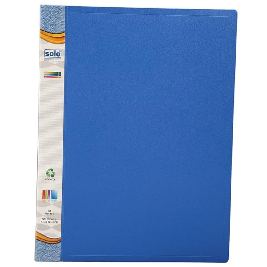 Solo Students Ring Binder-A4 - SCOOBOO - RB 406 - Folders & Fillings
