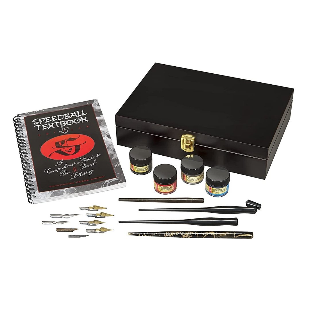 Speedball Calligraphy Collector Set - SCOOBOO - 3063 - calligraphy pens