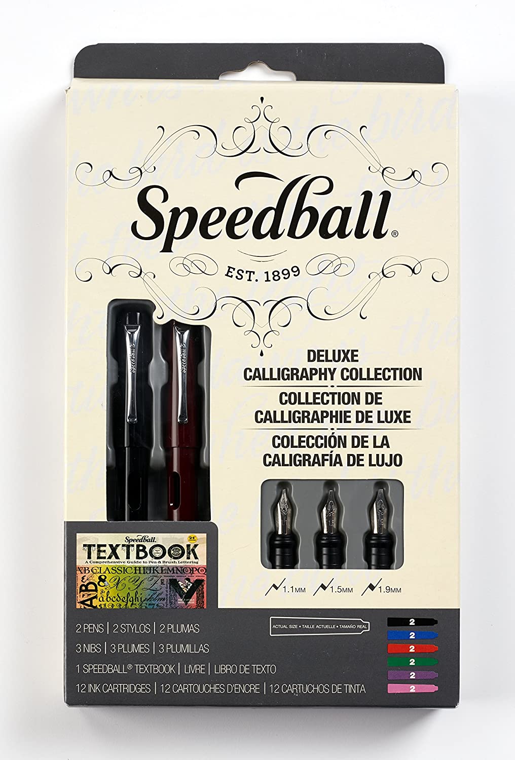 Speedball Calligraphy Deluxe Fountain Pen Set- - SCOOBOO - 2904 - calligraphy pens