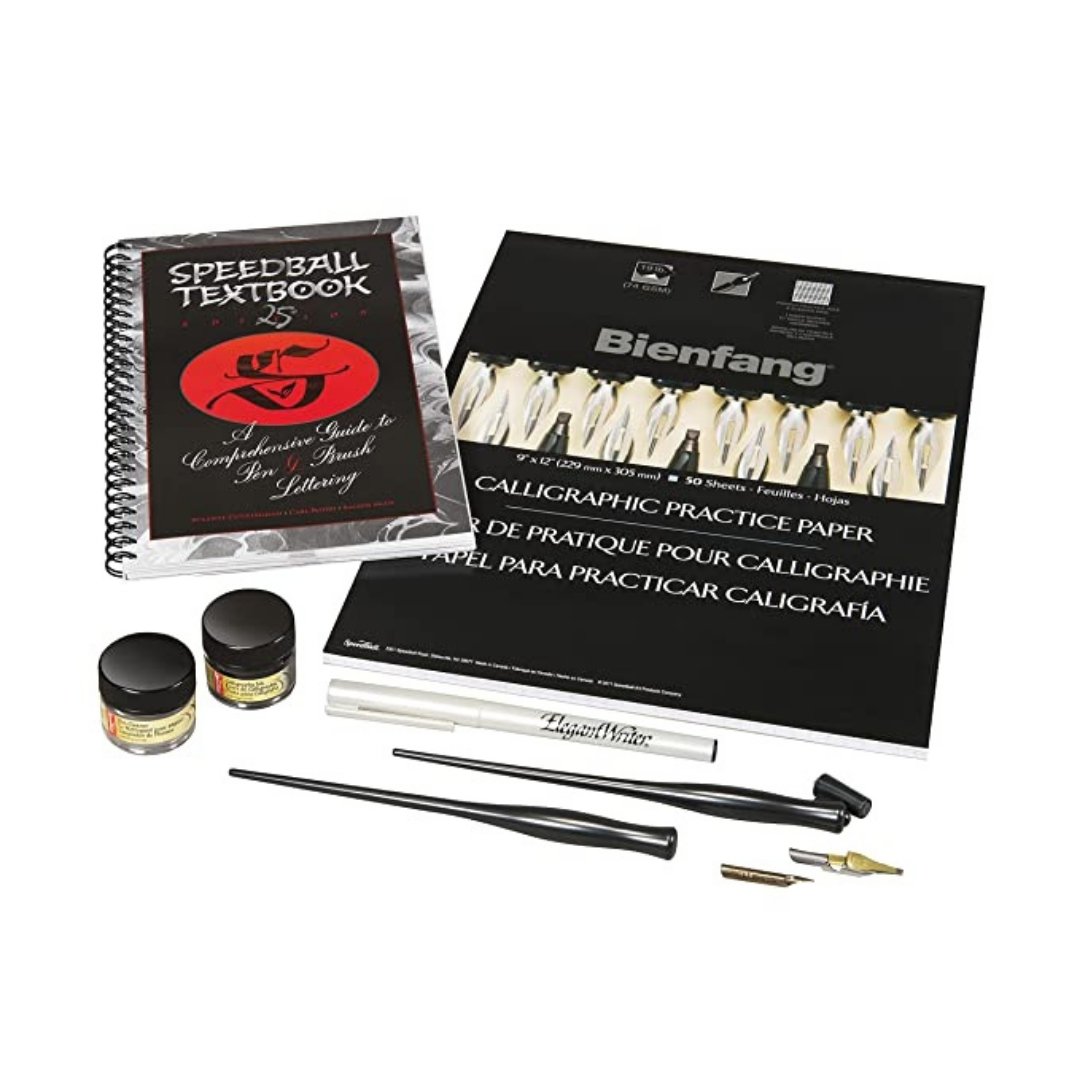 Speedball Complete Calligraphy Set - SCOOBOO - 3062 - calligraphy pens