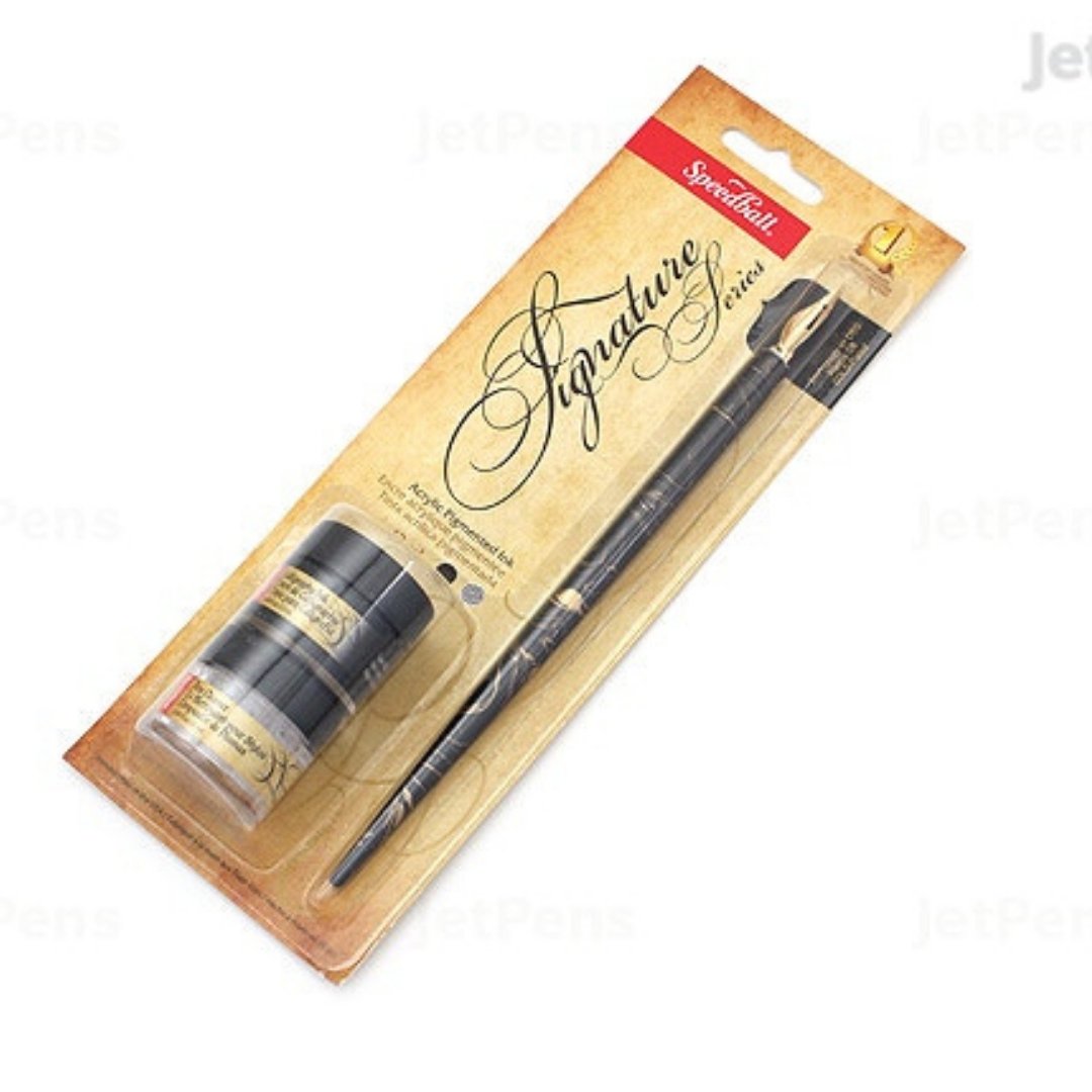 Speedball Signature Calligraphy Pen Set - SCOOBOO - calligraphy pens