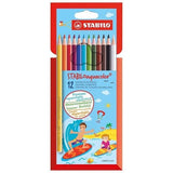 STABILO Aquacolor Aquarellable Colouring Pencil - SCOOBOO - 1612-6 - Watercolour Pencils