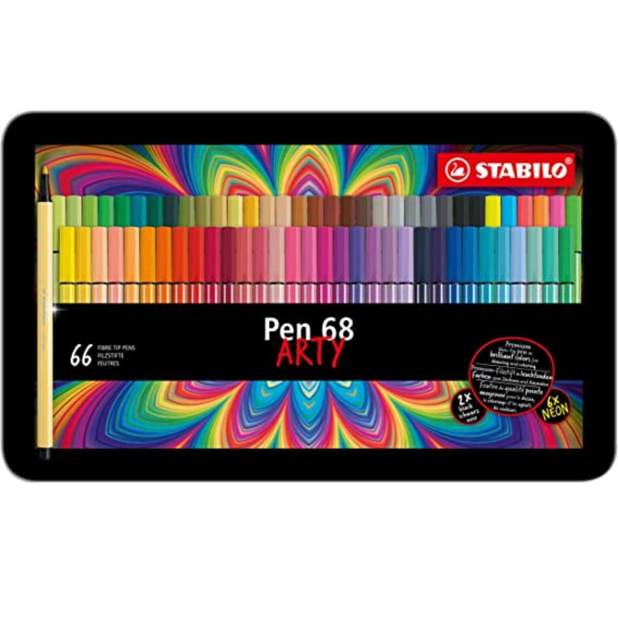 Stabilo Art Point 88 Creative Pastel Set Of 24 - SCOOBOO - 8868/24-1-20-6 - Fineliner