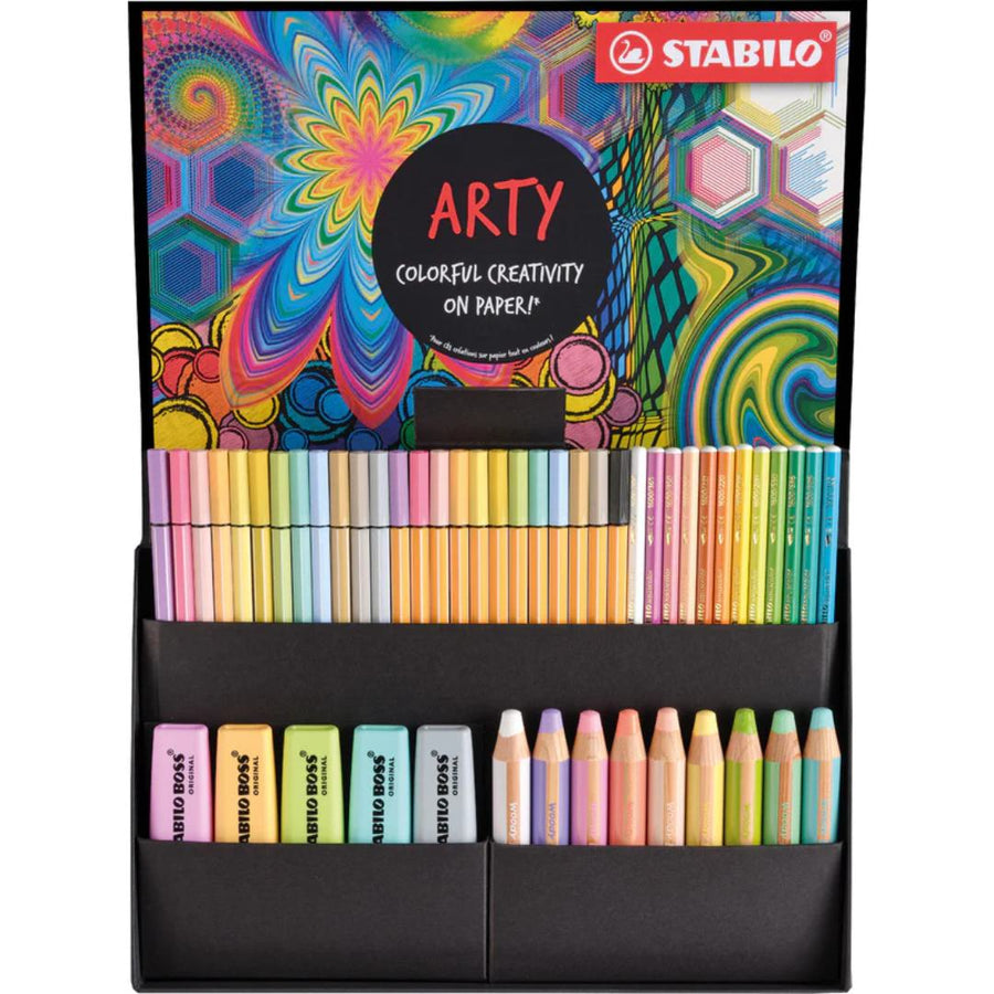 Stabilo Arty Pastel Mixed Set of 50 - SCOOBOO - 77/6-2-20 - Highlighter
