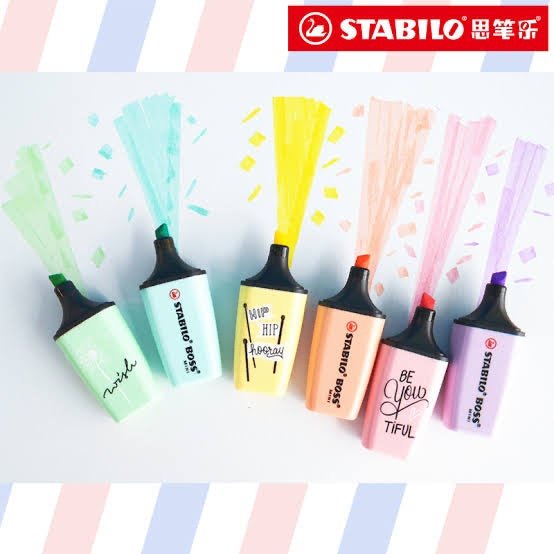 STABILO Boss Mini Pastel Love Highlighters - SCOOBOO 