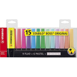 Stabilo Boss Original Highlighter Deskset - SCOOBOO - 7015-01-5 - Highlighter