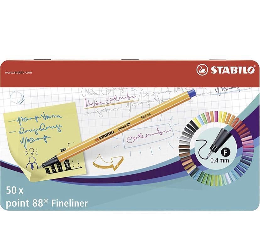 Stabilo Fineliners Point 88 (0.4mm) - SCOOBOO - 8850-6 - Fineliner