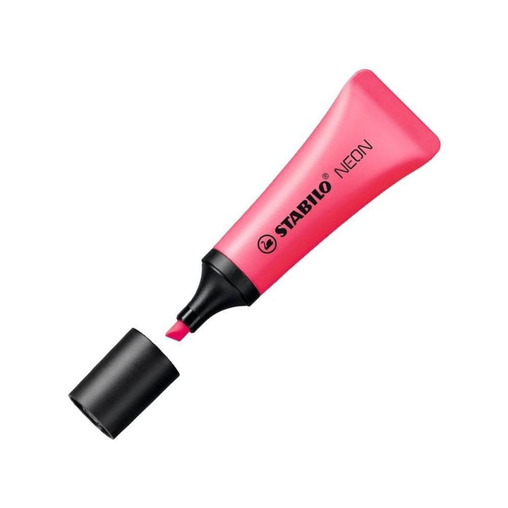 STABILO NEON - Highlighter Pen (Assorted Colours) - SCOOBOO - 72/3-1 - Highlighter