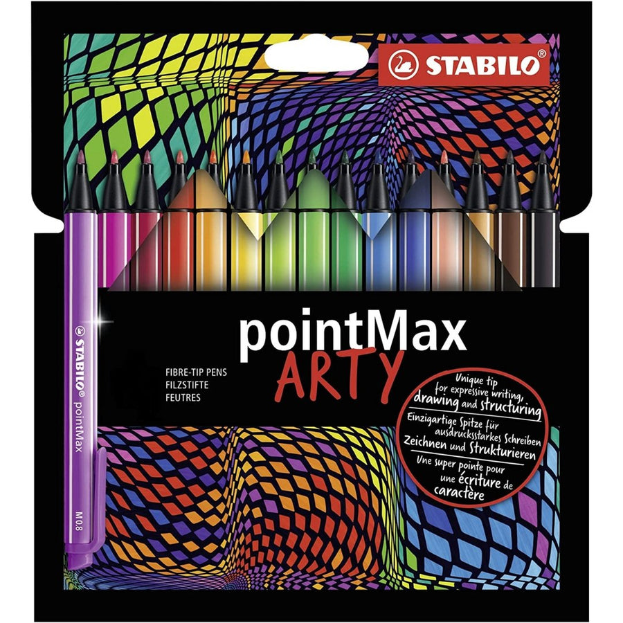 Stabilo Pointmax Arty Fibre Tip Pens - SCOOBOO - 488/42-1-20 - Fineliner