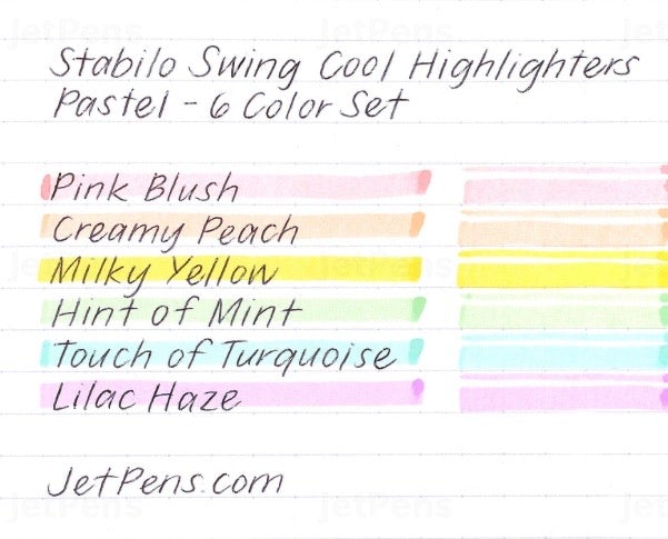 Stabilo Swing Cool Highlighters - SCOOBOO - 275/6-08 - Highlighter
