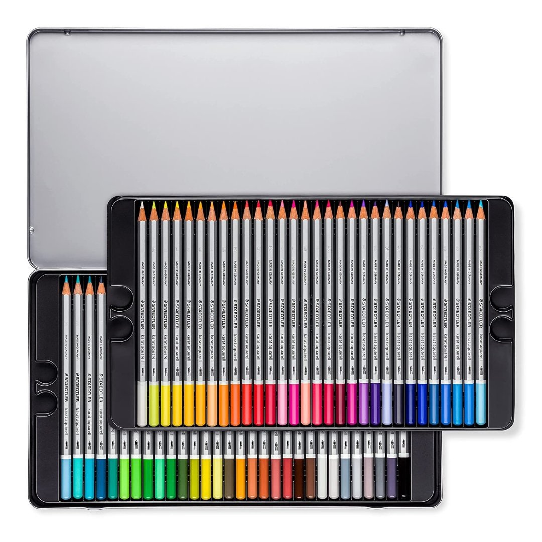 【未使用おまけ付】STAEDTLER karat aquarell 60本セット Staedtler 60Karat Aquarell Pencil - SCOOBOO - Staedtler