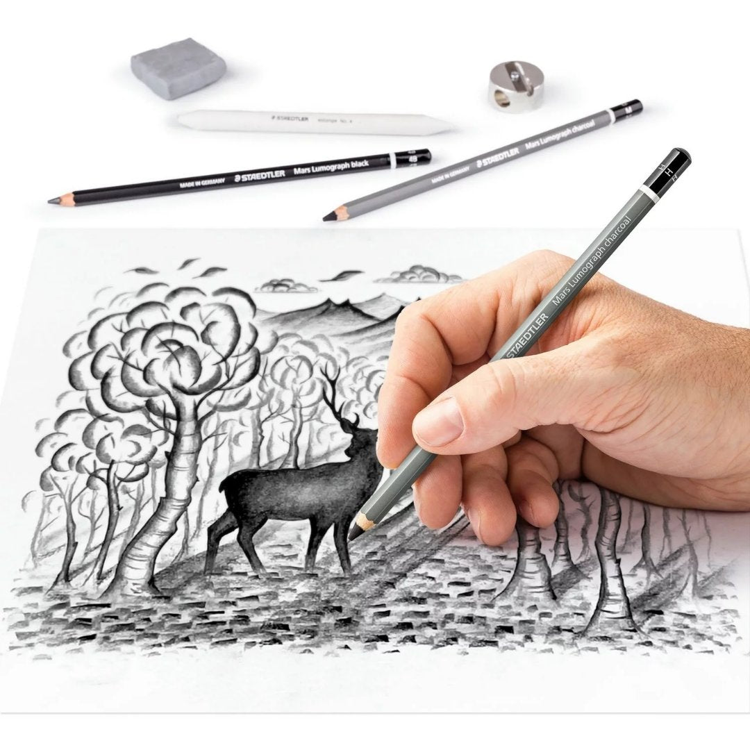 Staedtler Charcoal Set - SCOOBOO - 61100C - Charcoal Pencil