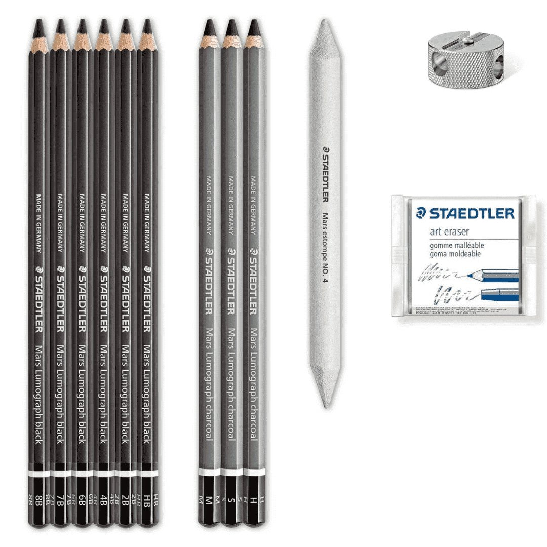 Staedtler Charcoal Set - SCOOBOO - 61100C - Charcoal Pencil