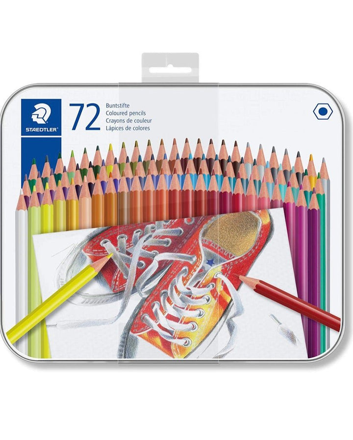 Staedtler Coloured Pencil with Metal Box - SCOOBOO - 175 M72 - Coloured Pencils