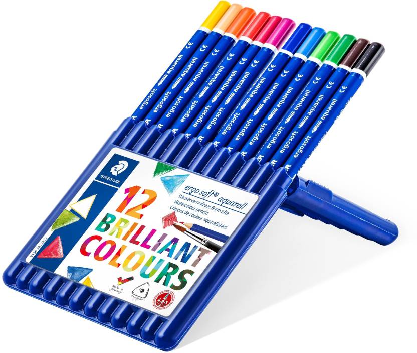 Staedtler Ergosoft Aquarell Watercolour Pencils - SCOOBOO - ART.NR.156 SB12-I - Watercolour Pencils